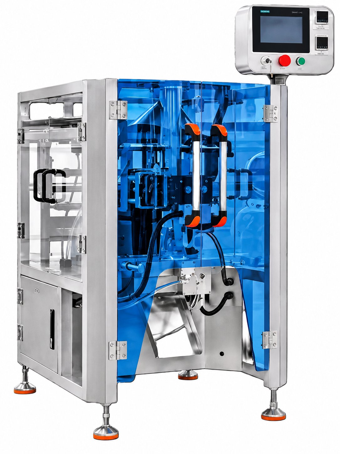 Envasadora volumétrica DPS-420POL de gran formato para sólidos y granulados